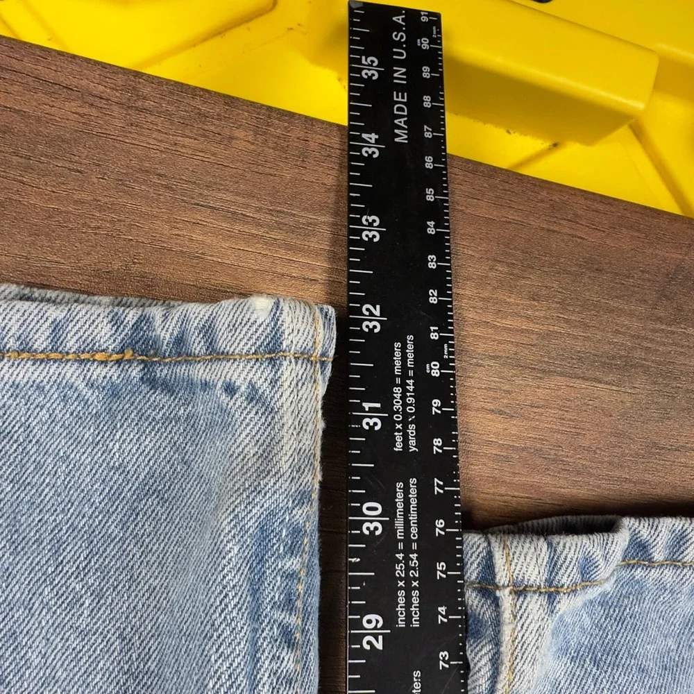 Levis 560 Comfort Fit Jeans‎ Mens 36x32 Light Wash Baggy Tapered Denim 2004 Y2K